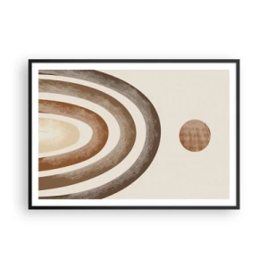 Pôster com moldura preta - Numa galáxia muito distante - 100x70 cm