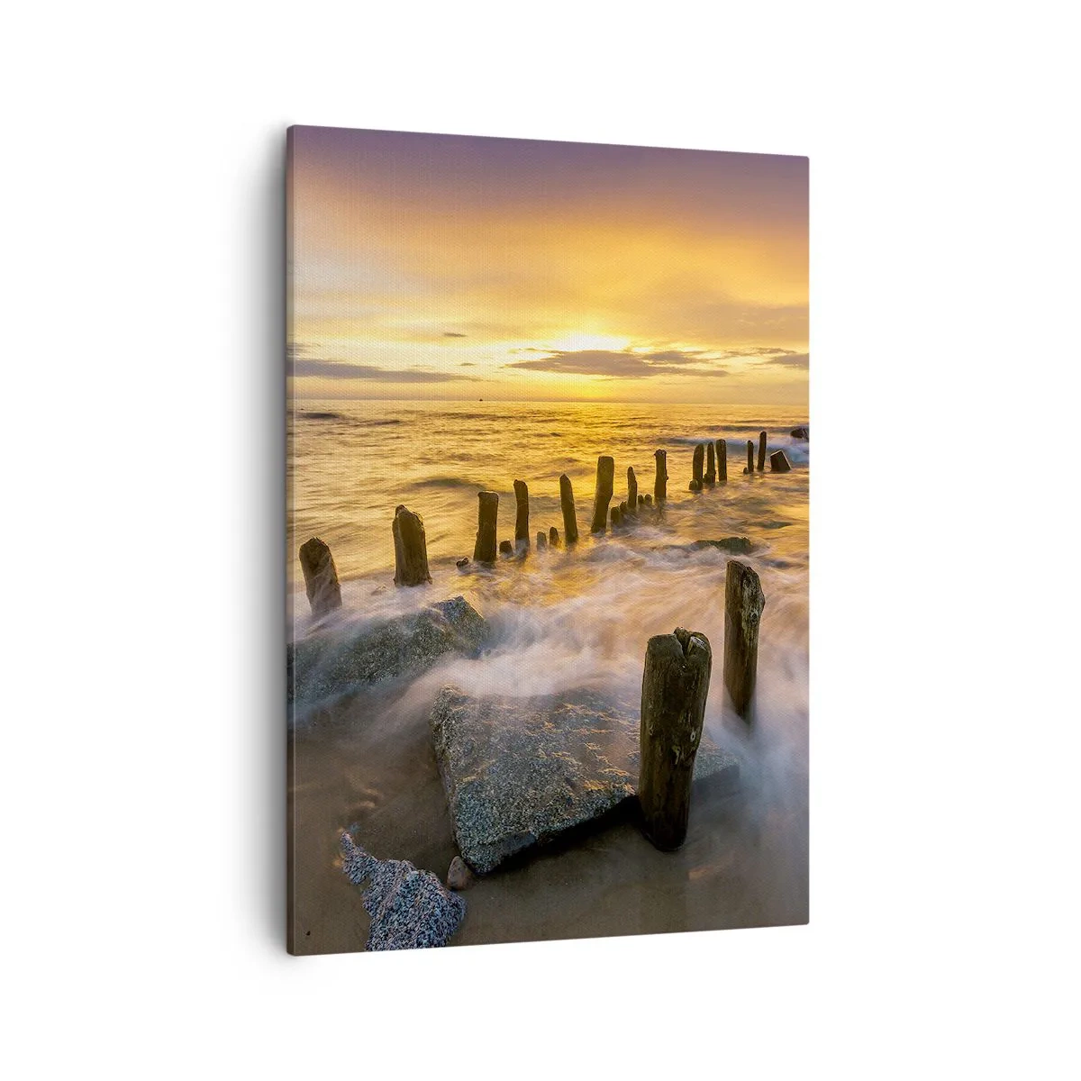 Quadro em tela - A beleza crua do Mar Báltico - 50x70 cm