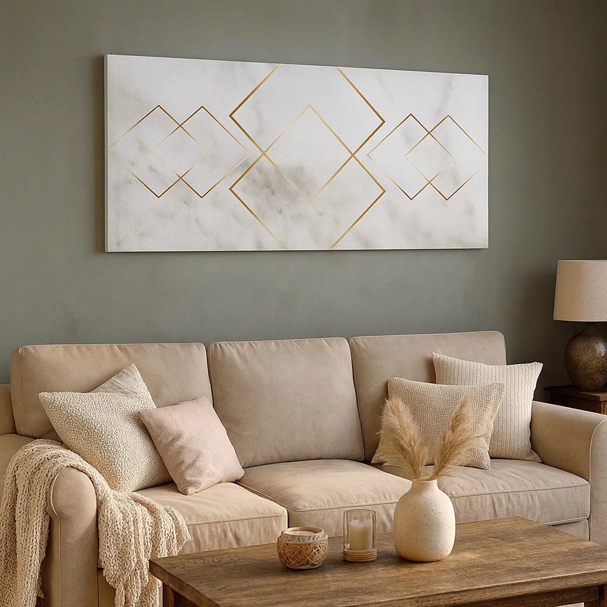 Quadro em tela - Vista ao infinito - 30x30 cm