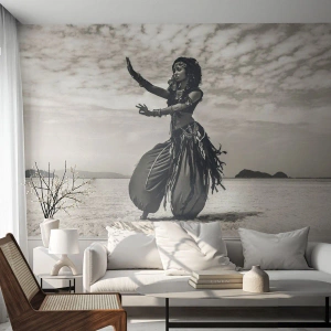 Papel de Parede Autocolante Deluxe Sticker - Dança das Ilhas do Sul - Dançarino, Índia, Orientar - 300x210 cm