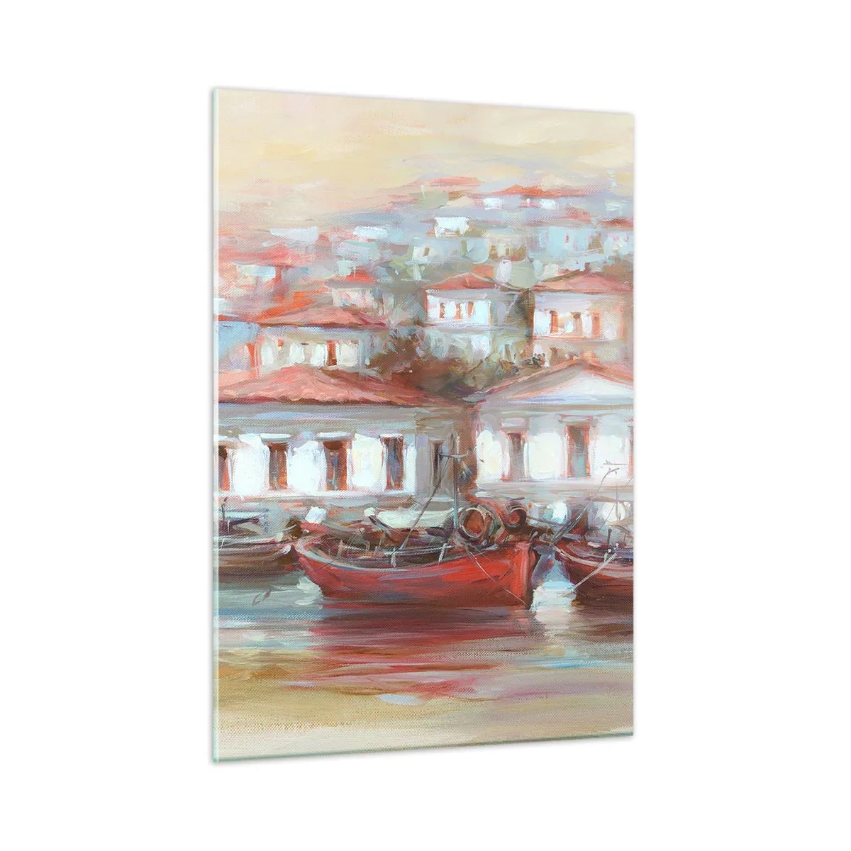 Quadro em vidro - Cidade feliz - 50x70 cm