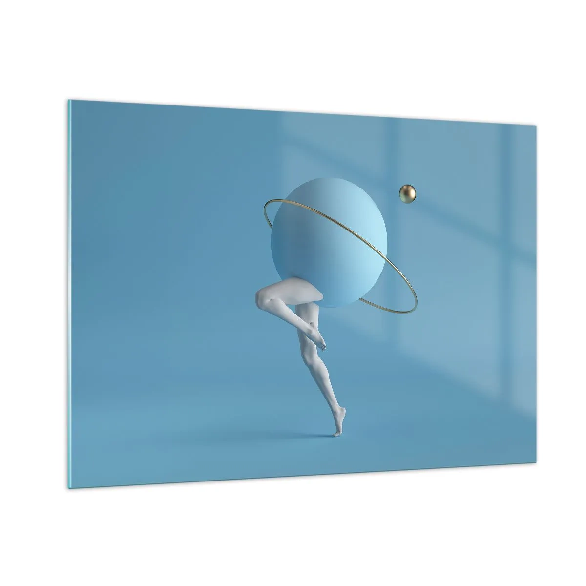 Quadro em vidro - Planetas a enlouquecer - 100x70 cm