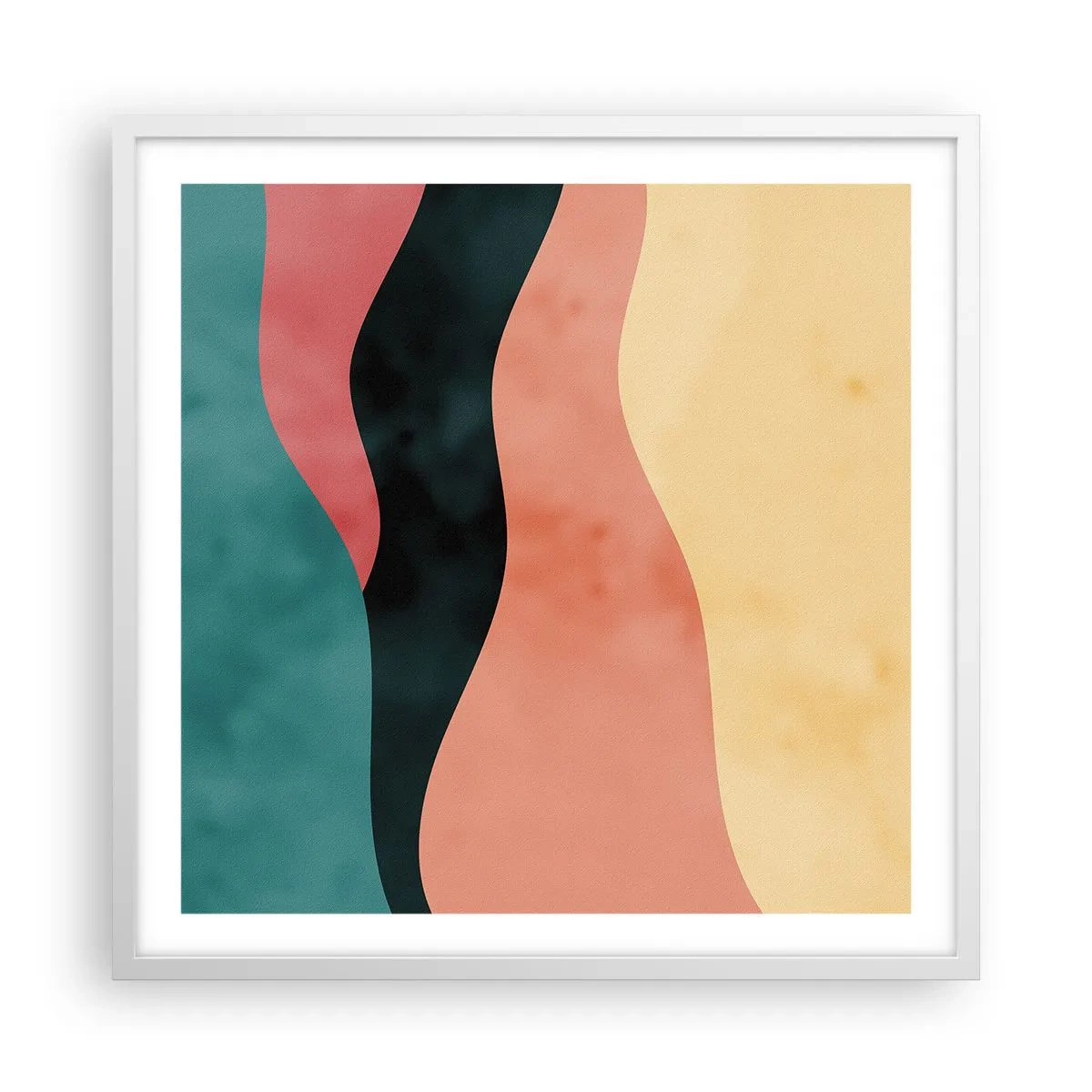 Pôster em moldura branca - Incompatibilidade compatível - 60x60 cm