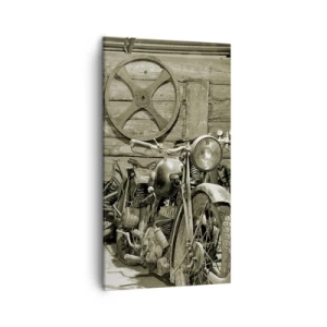 Quadro em tela - No depósito do tio Jorge - 45x80 cm