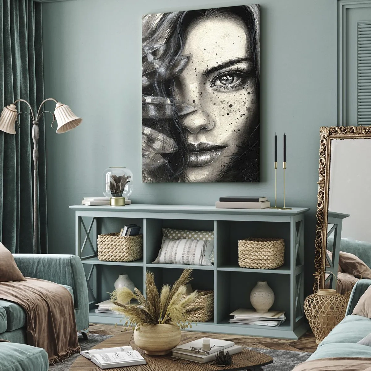 Quadro em tela - Beleza selvagem - 45x80 cm