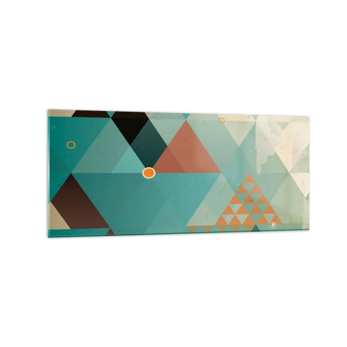 Quadro em vidro - A unidade de muitos, os muitos da unidade - 120x50 cm