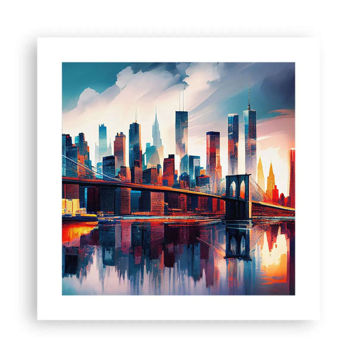 Pôster - Nova York dos sonhos - 40x40 cm