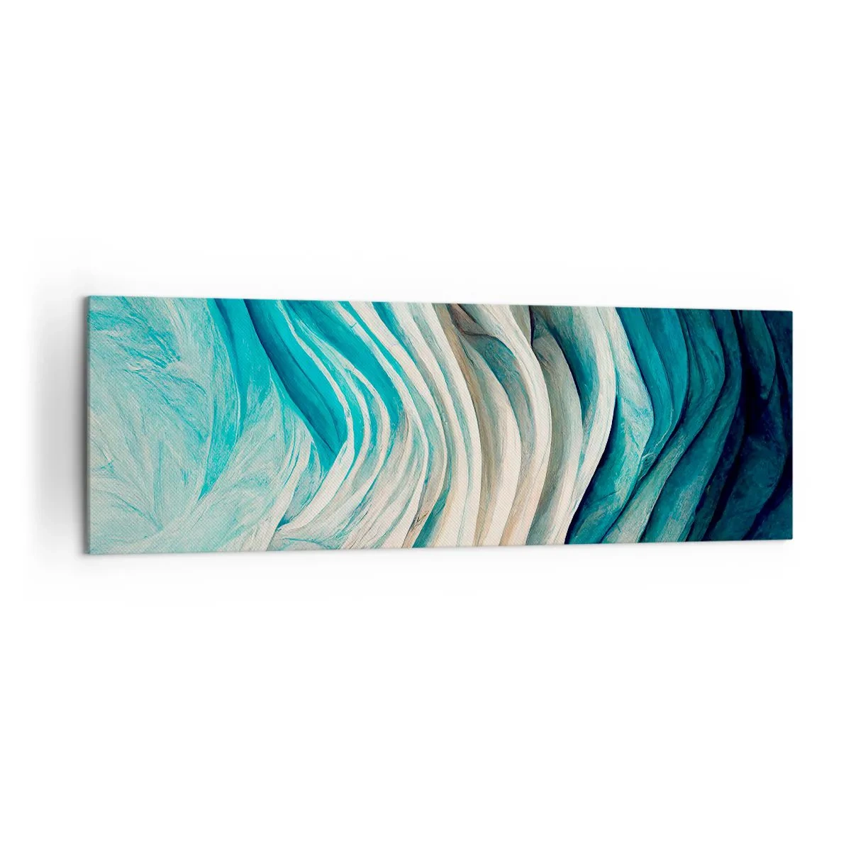 Quadro em tela - Insaciabilidade azul - 160x50 cm