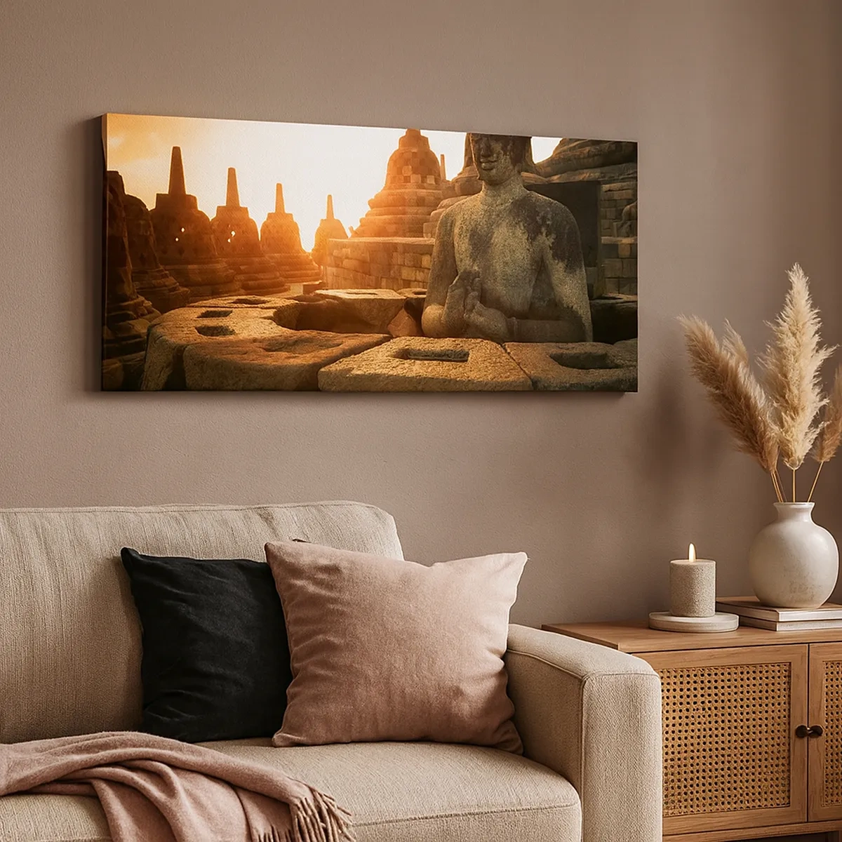 Quadro em tela - Clima de grande sabedoria - 30x30 cm