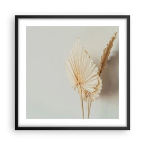 Pôster com moldura preta - Quando precisas de alívio - 50x50 cm