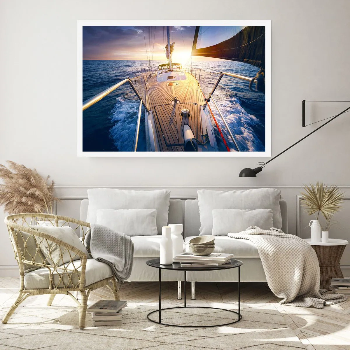 Pôster - Correr sobre as ondas - 70x50 cm