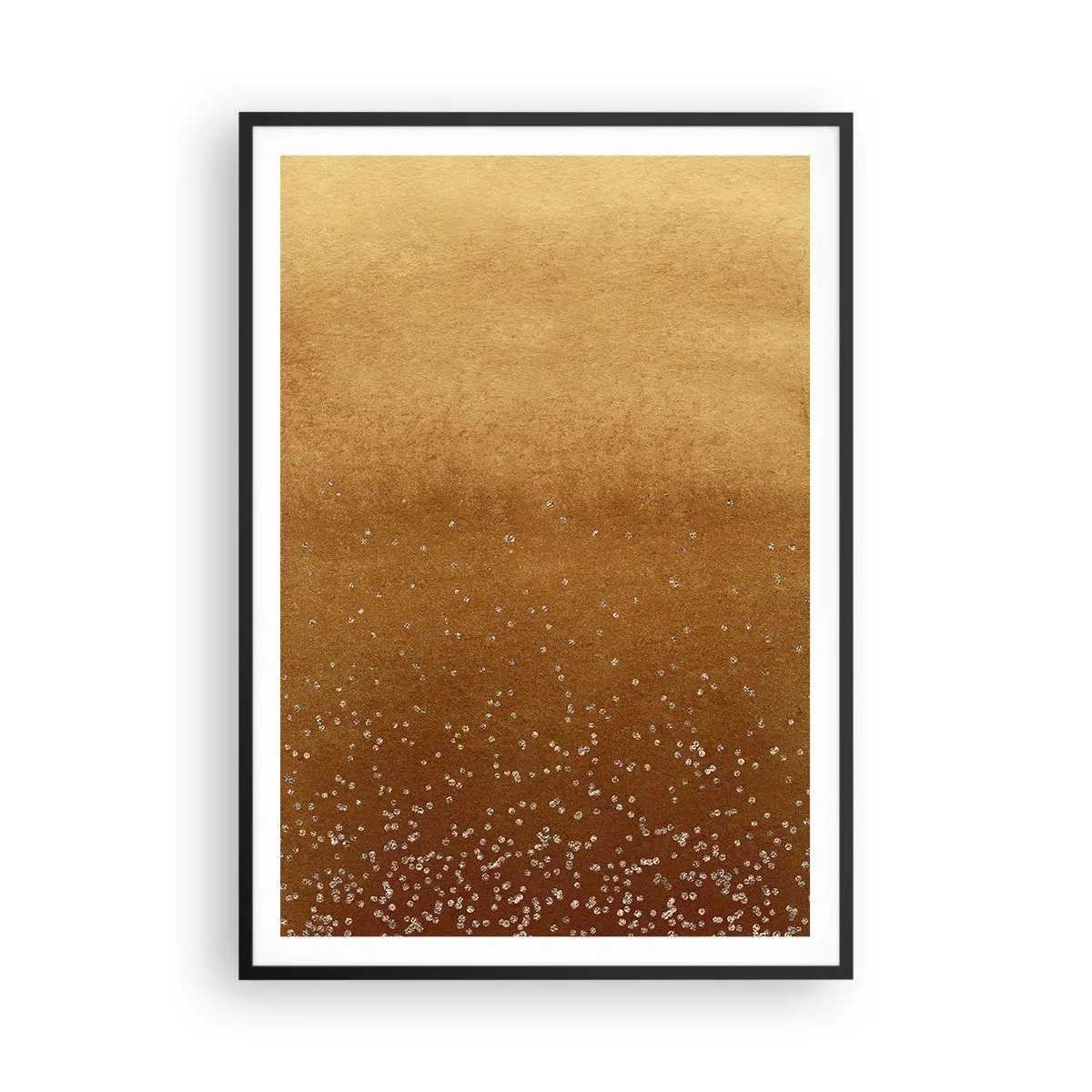 Pôster com moldura preta - O nascimento da luz - 70x100 cm