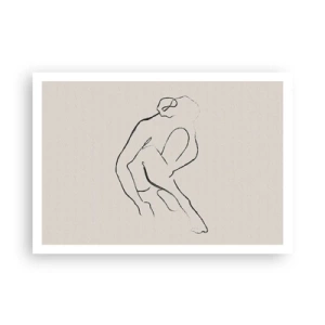 Pôster - Esboço íntimo - 100x70 cm