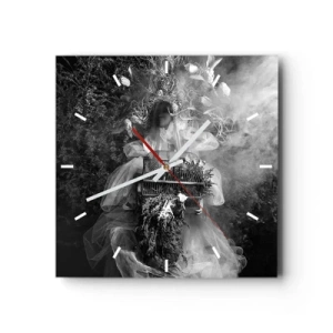 Relógio de parede - Relógio em vidro - A própria mãe – natureza - 30x30 cm