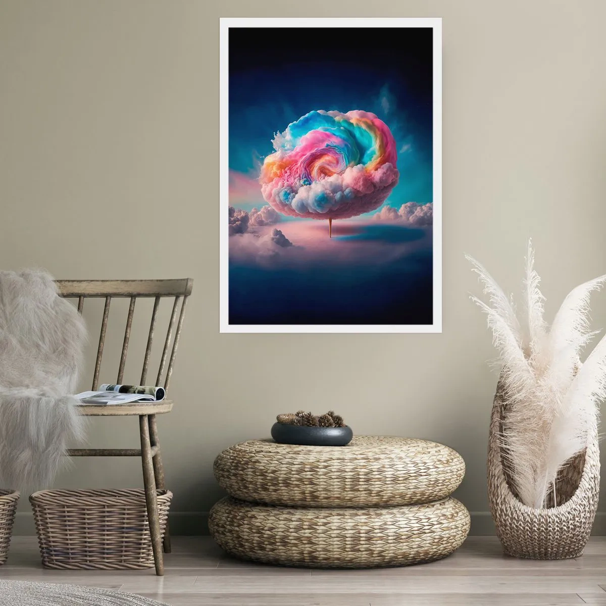 Pôster - O sonho de um parque de diversões - 40x50 cm