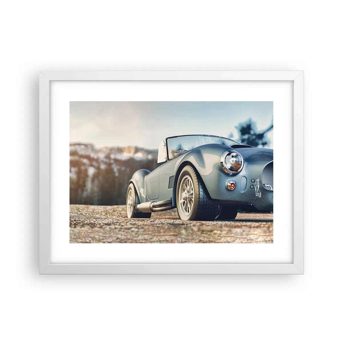 Pôster em moldura branca - Porque o estilo conta - 40x30 cm