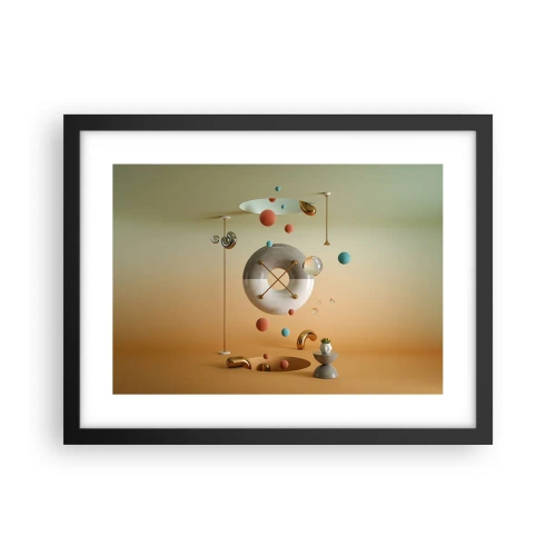 Pôster com moldura preta - Nada pode acontecer - 40x30 cm