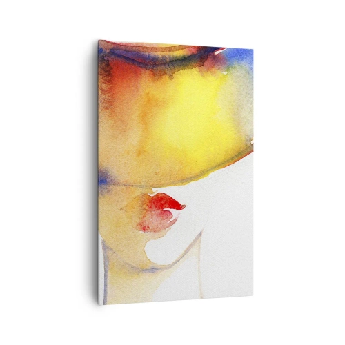 Quadro em tela - Retrato de uma dama    - 80x120 cm