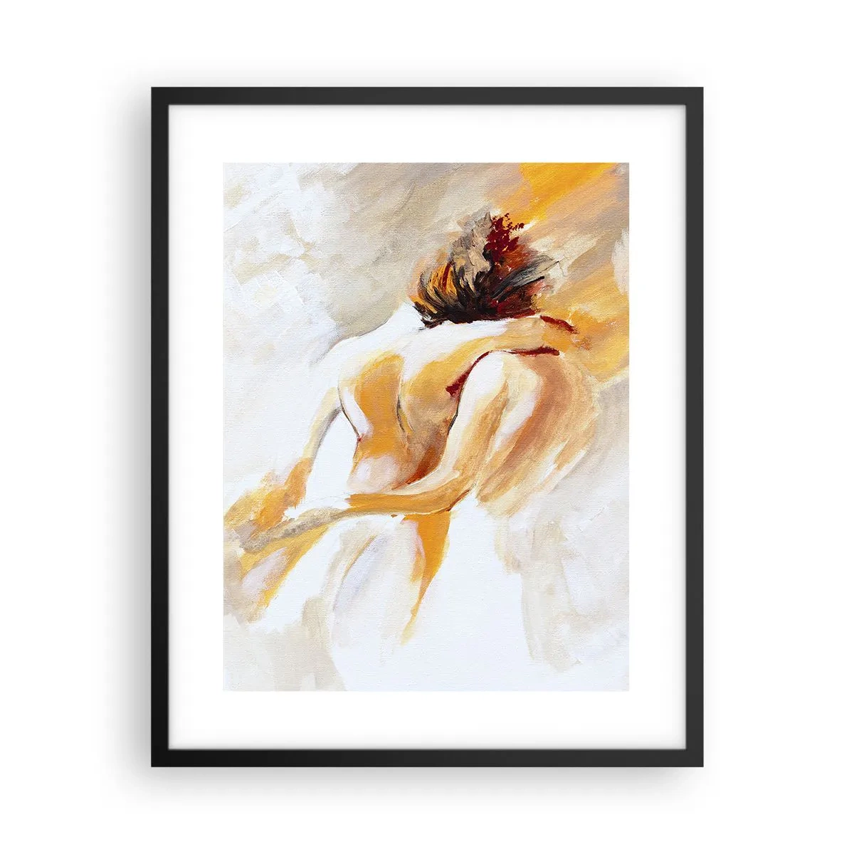 Pôster com moldura preta - No céu da proximidade - 40x50 cm