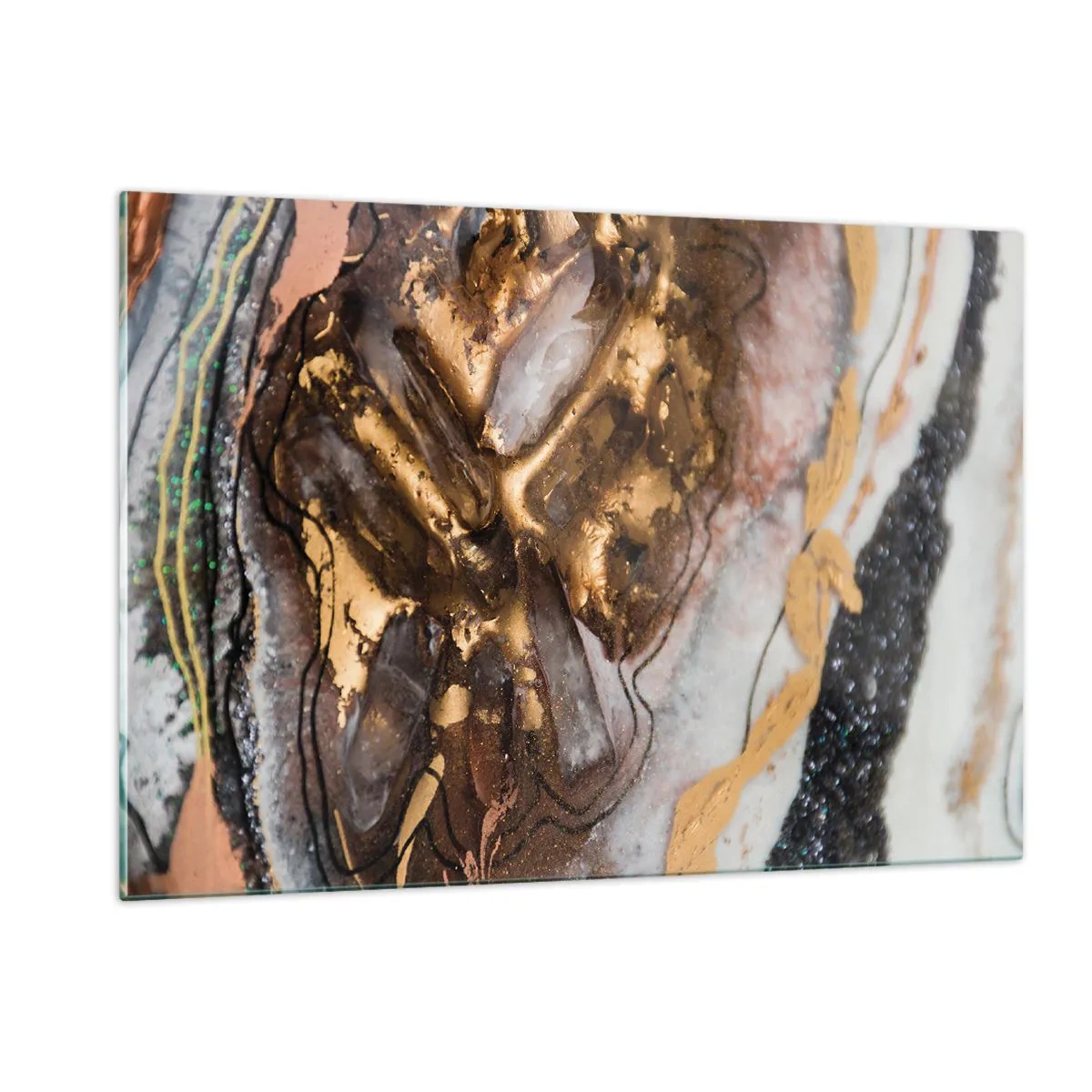 Quadro em vidro - O elemento terra - 120x80 cm