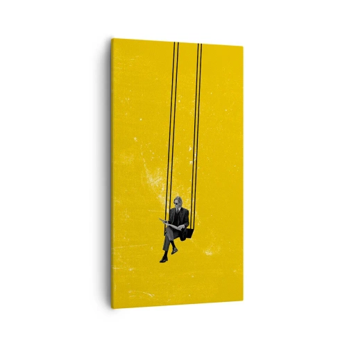 Quadro em tela - Dia como todos os dias - 55x100 cm