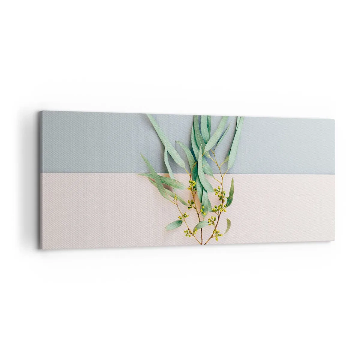 Quadro em tela - Sutileza pastel - 120x50 cm