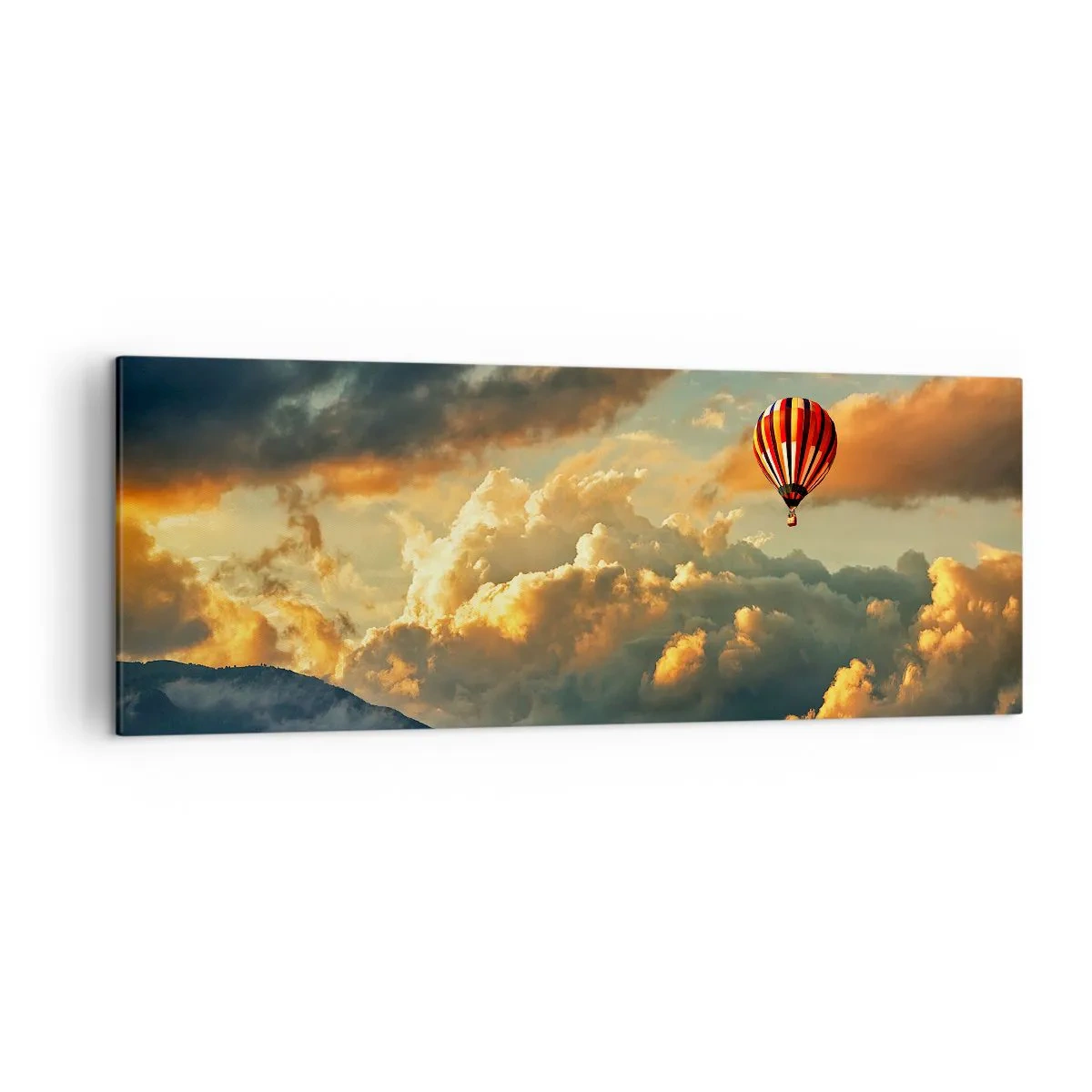 Quadro em tela - Eu voo porque sou livre - 140x50 cm