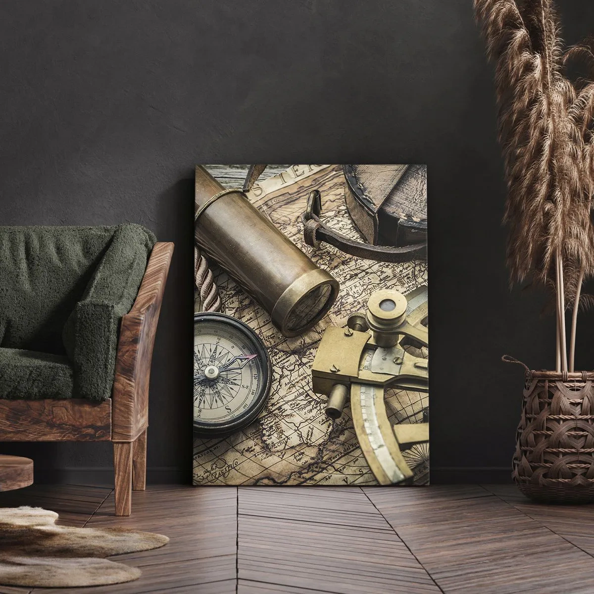 Quadro em tela - Definir um rumo - 50x70 cm