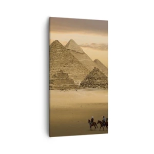 Quadro em tela - Sem mudança durante milhares de anos - 55x100 cm