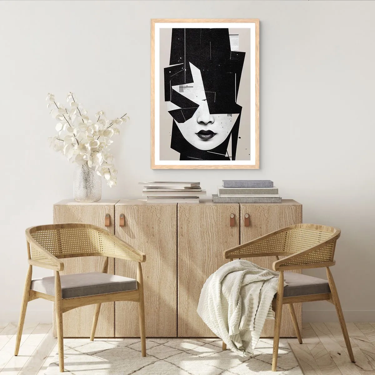 Pôster com moldura de carvalho claro - Profundamente escondido - 50x70 cm