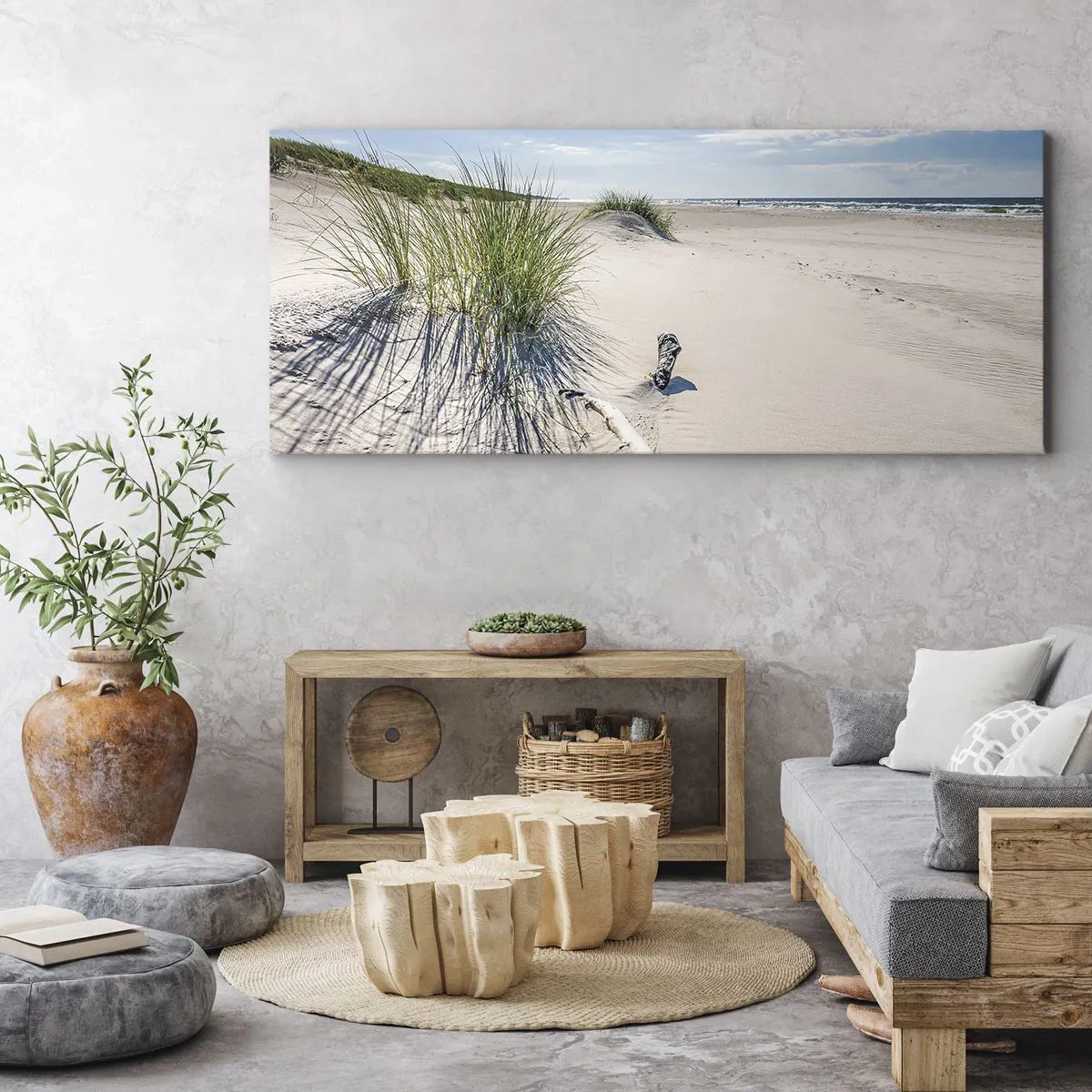 Quadro em tela - A mais bonita? do Báltico - 100x40 cm
