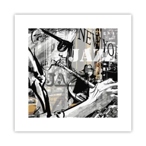 Pôster - Ao ritmo de Nova Iorque - 30x30 cm