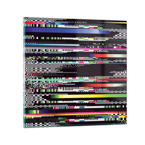 Quadro em vidro - A imagem da realidade - 30x30 cm