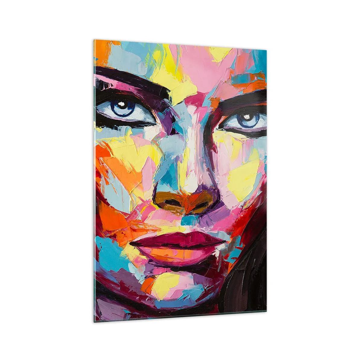 Quadro em vidro - A alma também é colorida - 70x100 cm