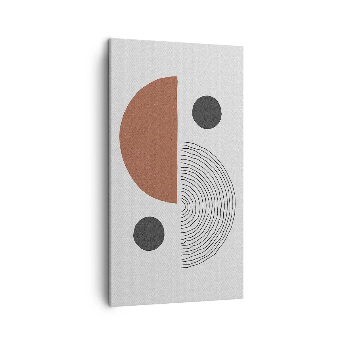 Quadro em tela - Perfeição das rodas - 45x80 cm