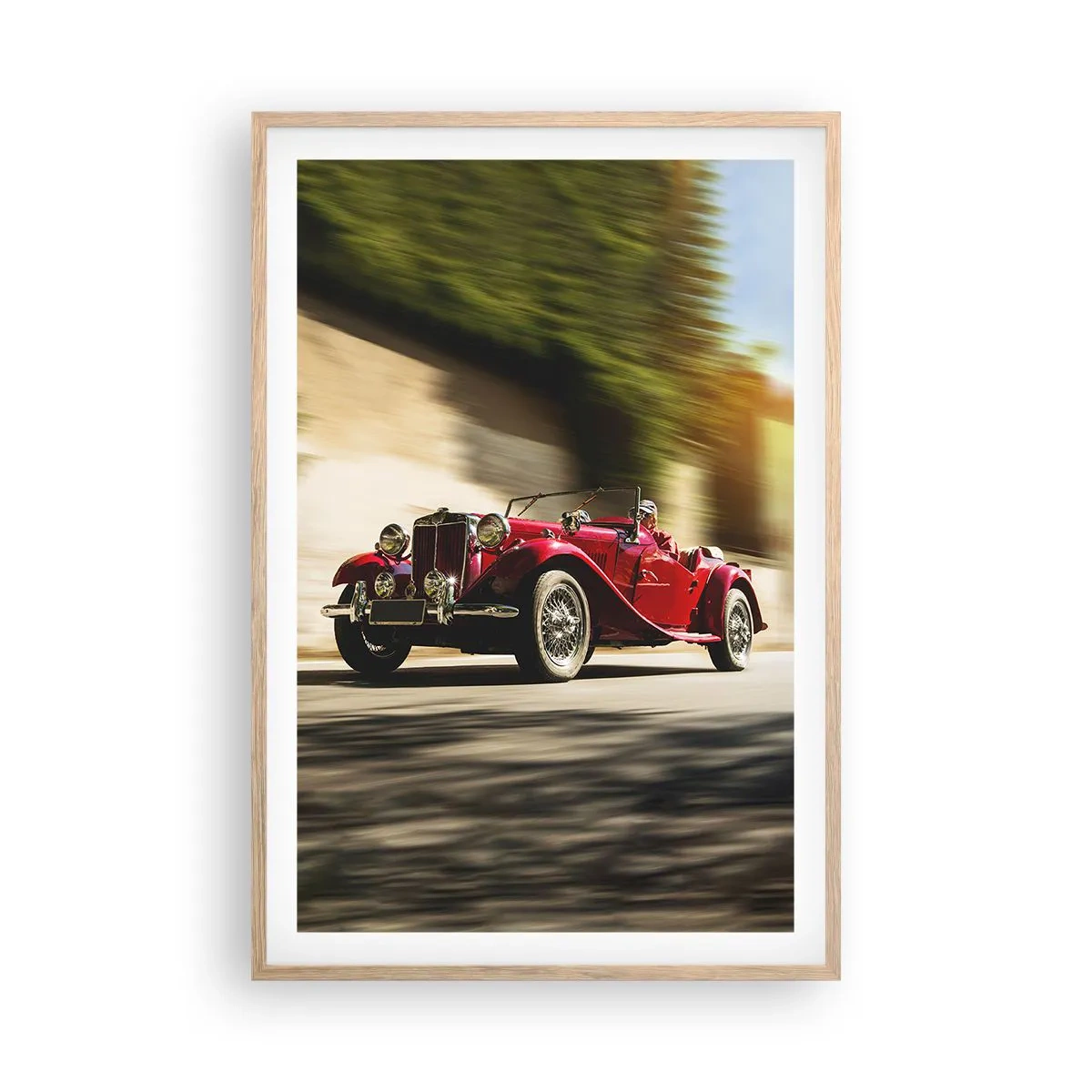 Pôster com moldura de carvalho claro - Mais bonita que a Vitória de Samotrácia - 61x91 cm