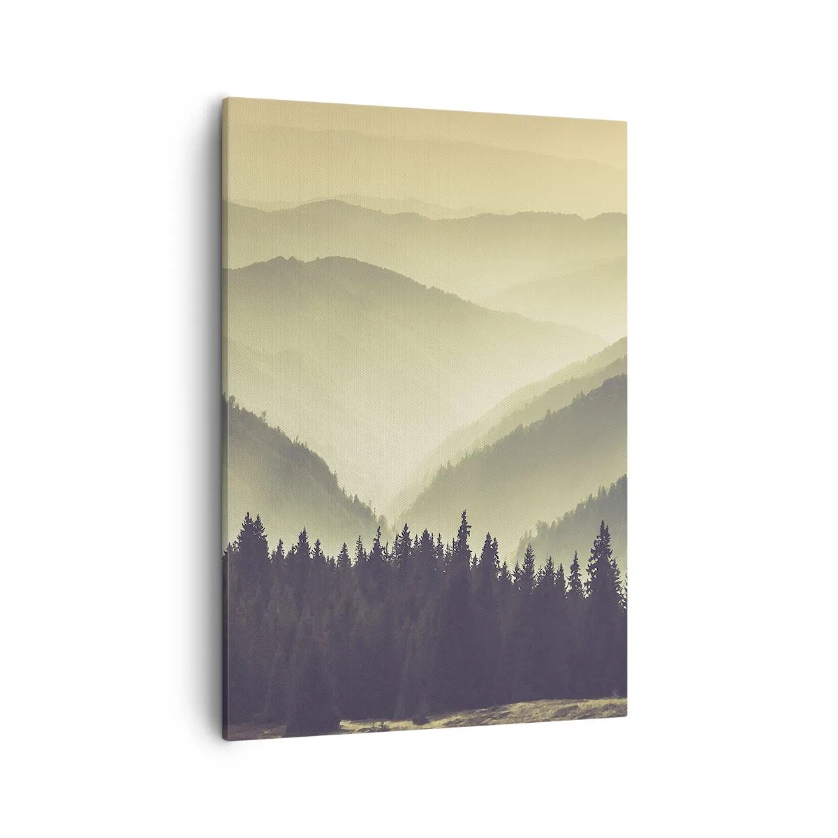 Quadro em tela - Atrás das sete montanhas... - 50x70 cm