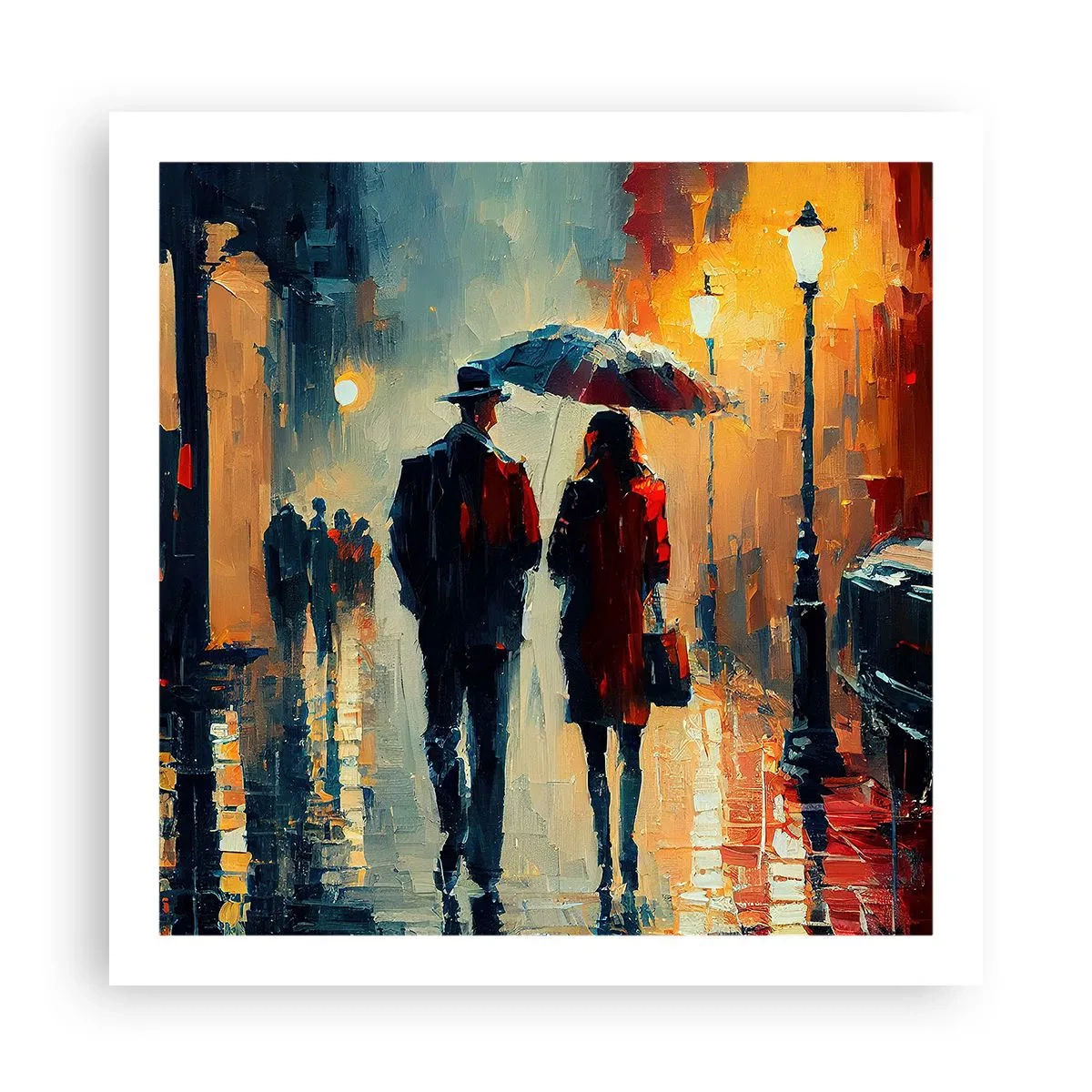 Pôster - História de amor urbano - 60x60 cm