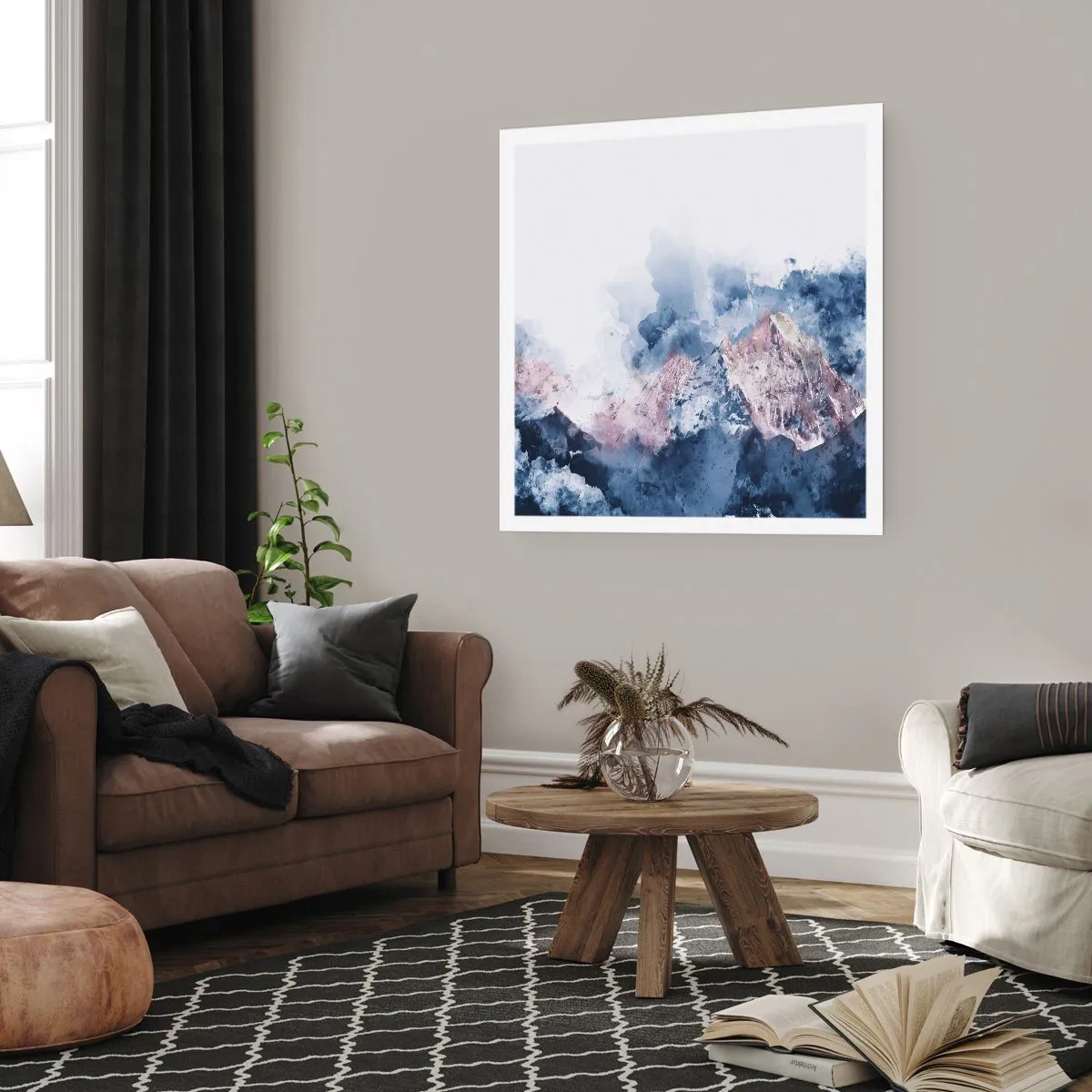 Pôster - Estes são os verdadeiros picos! - 30x30 cm