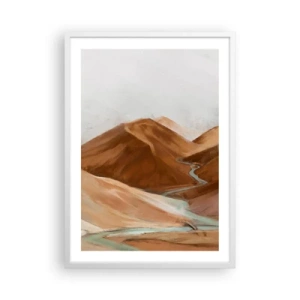 Pôster em moldura branca - Para a fonte - 50x70 cm