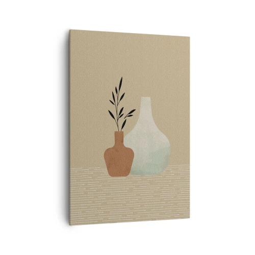Quadro em tela - O vaso e sua ideia - 70x100 cm