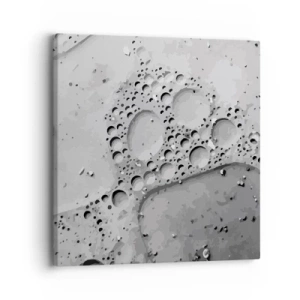 Quadro em tela - Vestígio de espuma - 30x30 cm