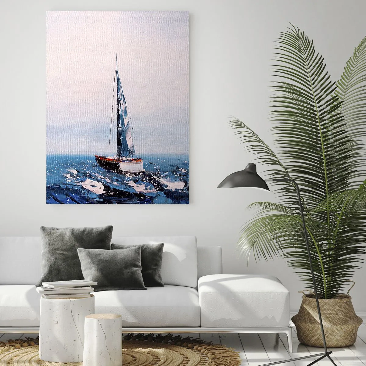 Quadro em vidro - Irmandade do vento - 50x70 cm