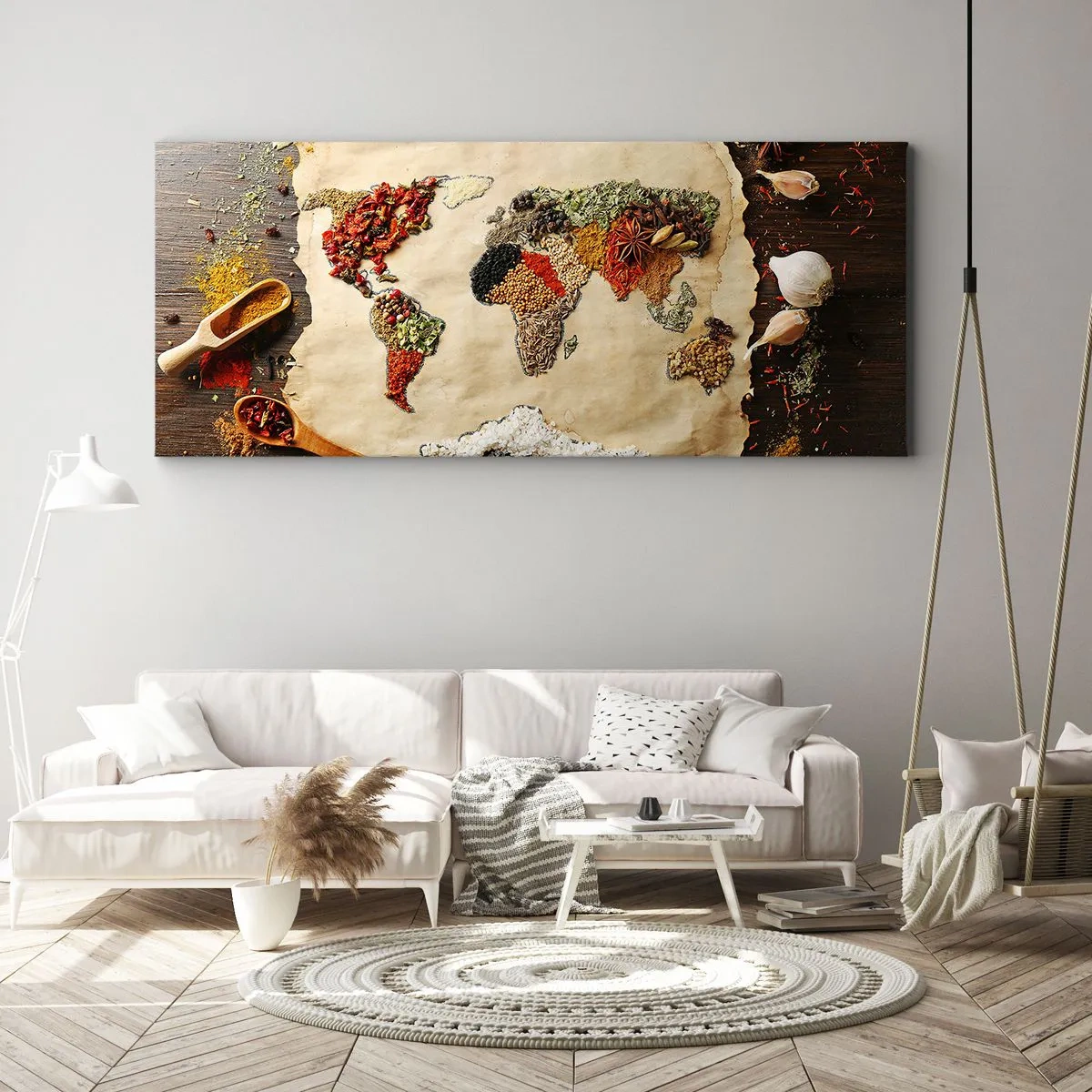Quadro em tela - Todos os gostos do mundo - 140x50 cm