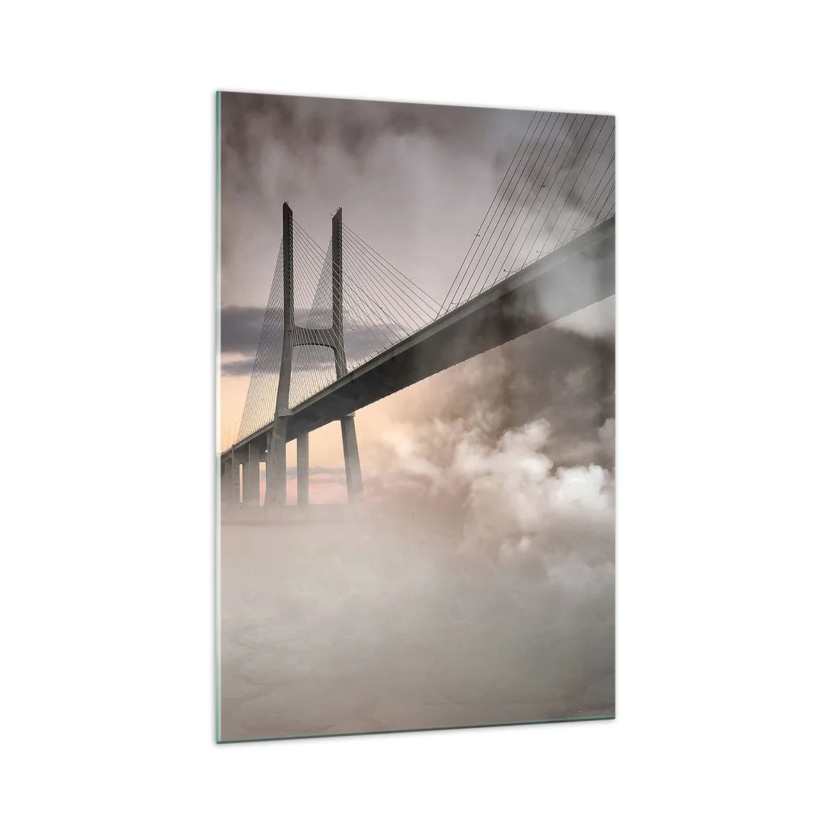 Quadro em vidro - No rio que não existe - 70x100 cm