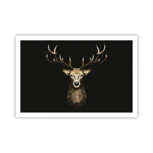 Pôster - Veado cubista - 91x61 cm