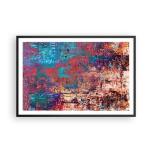 Pôster com moldura preta - Memória e esquecimento - 91x61 cm