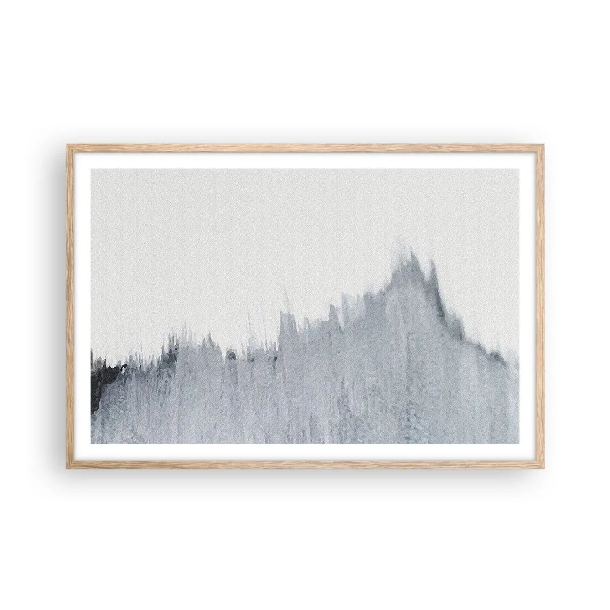 Pôster com moldura de carvalho claro - Um registo misterioso - 91x61 cm