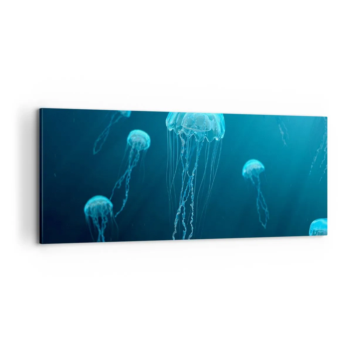 Quadro em tela - Dança do oceano - 100x40 cm