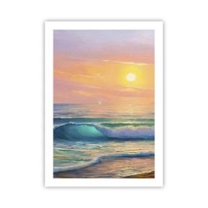 Pôster - O canto turquesa das ondas - 50x70 cm